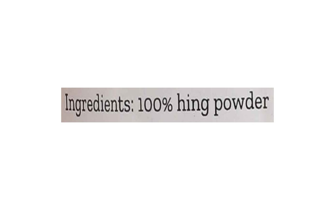 Conscious Food Asafoetida (hing) Natural Hand Pounded   Glass Jar  10 grams